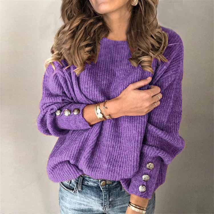 Relaxed-Fit Knit Sweater - Charlotta