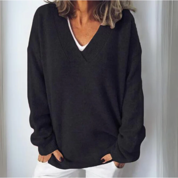 Rosalind | Women's Casual V-Neck Long Sleeve Sweater