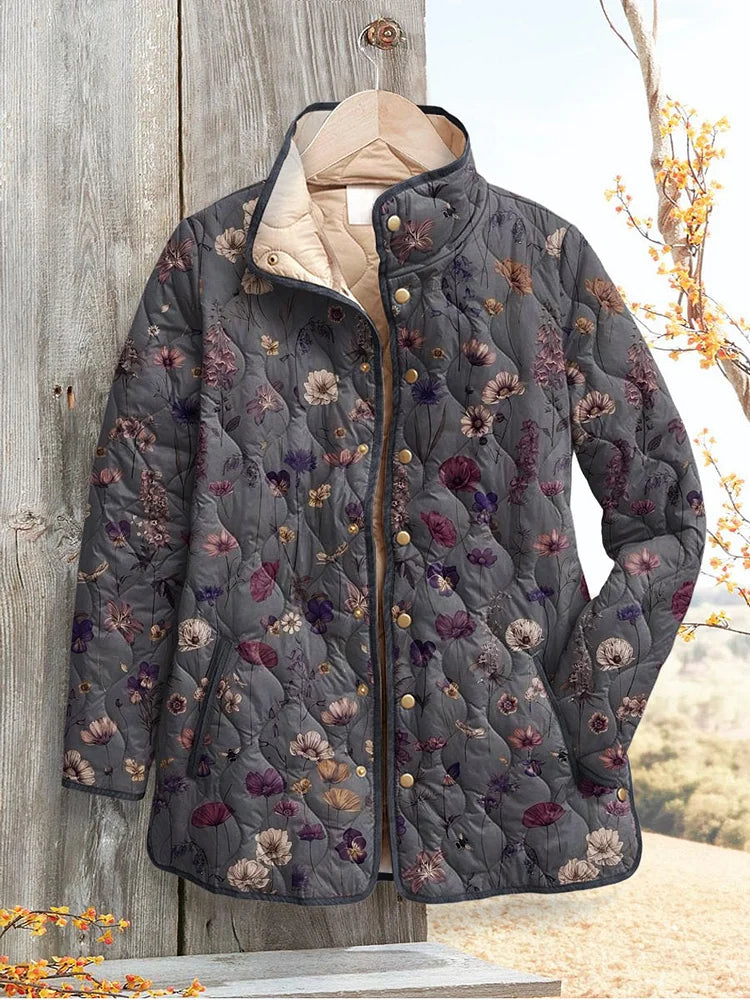 Rosalind | Women's Floral Printed Quilted Jacket