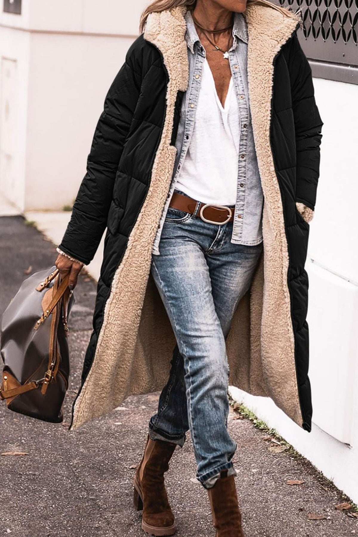 Rosalind | Women's Hooded Long Puffer Coat
