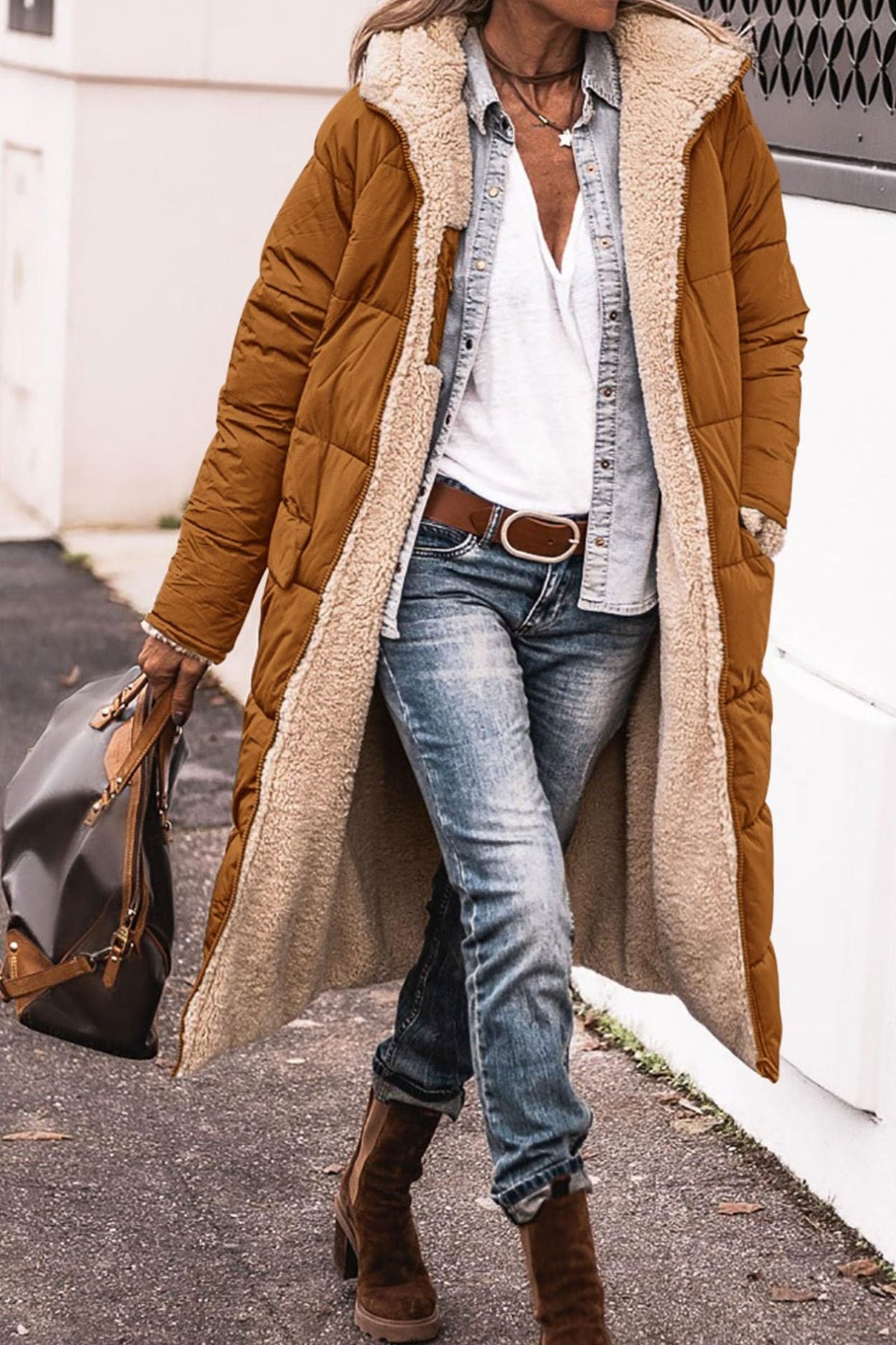 Rosalind | Women's Hooded Long Puffer Coat