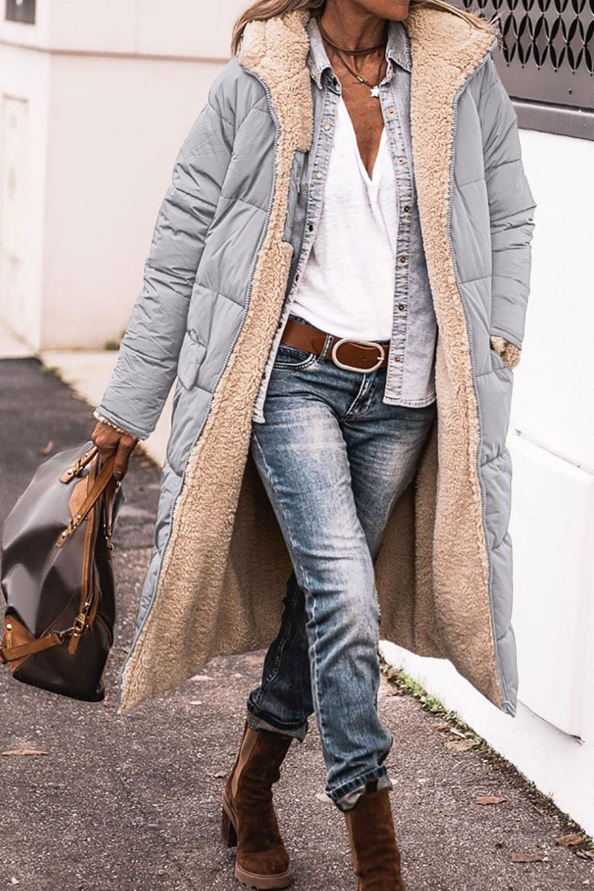 Rosalind | Women's Hooded Long Puffer Coat
