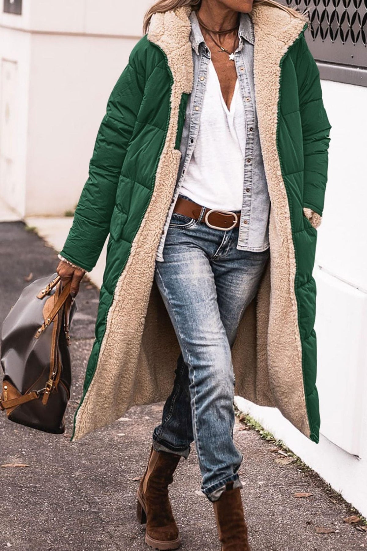Rosalind | Women's Hooded Long Puffer Coat