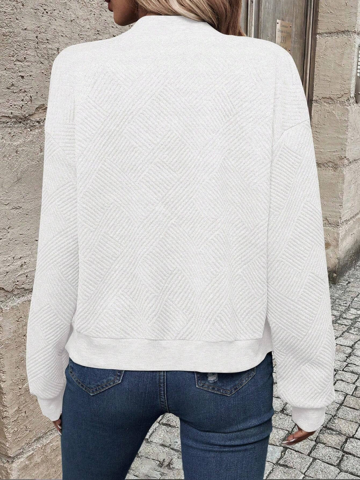 Sabine | Women's Textured Bomber Jacket