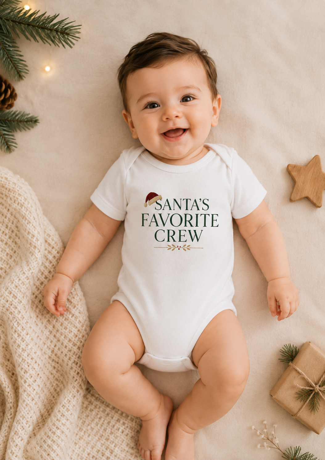 Santa's Favorite Crew Infant Bodysuit
