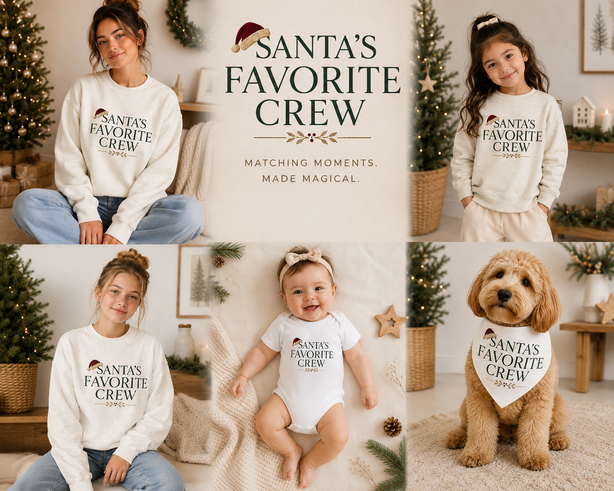 Santa's Favorite Crew Infant Bodysuit