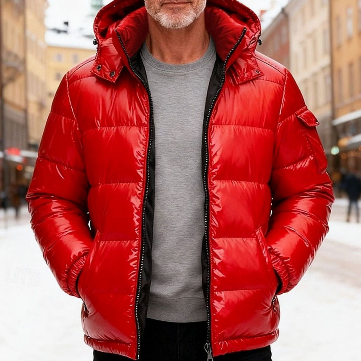 Sebastian | Men's Quilted Hooded Puffer Jacket Insulated Winter Coat