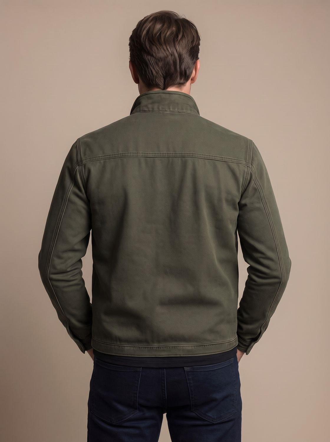 Sebastian | Men's Stand-Collar Full-Zip Slim-Fit Bomber Jacket