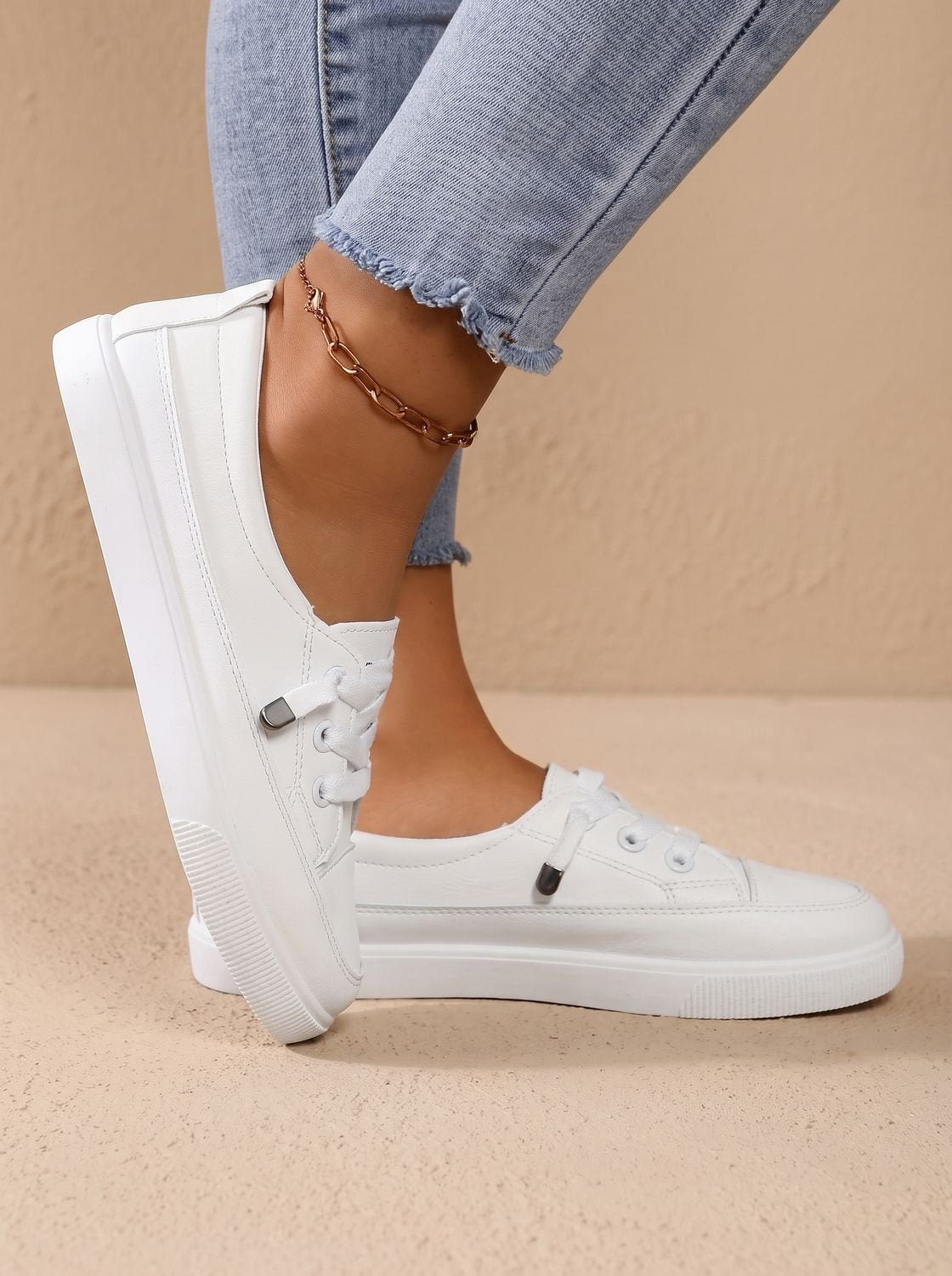 Sophia | Women's Orthopedic Cushioned Lace-Up Low-Top Sneakers