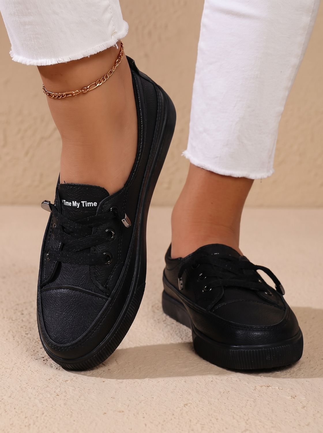 Sophia | Women's Orthopedic Cushioned Lace-Up Low-Top Sneakers