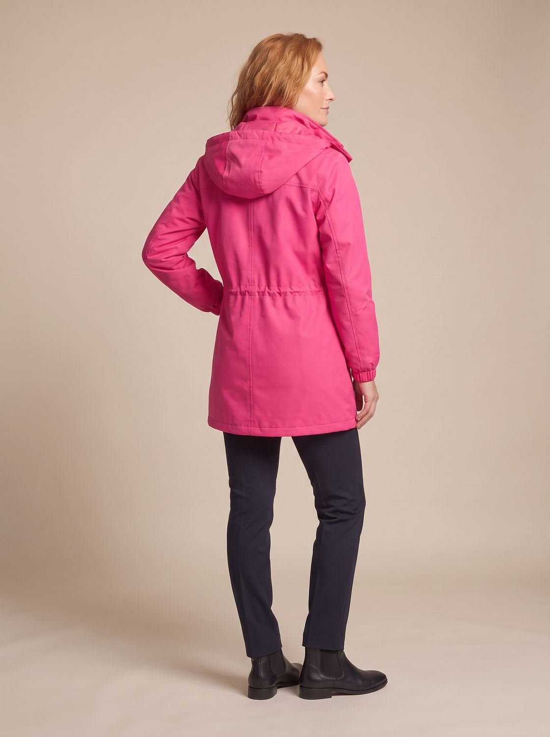 Sophia | Women's Water-Resistant Hooded Drawstring Parka Coat