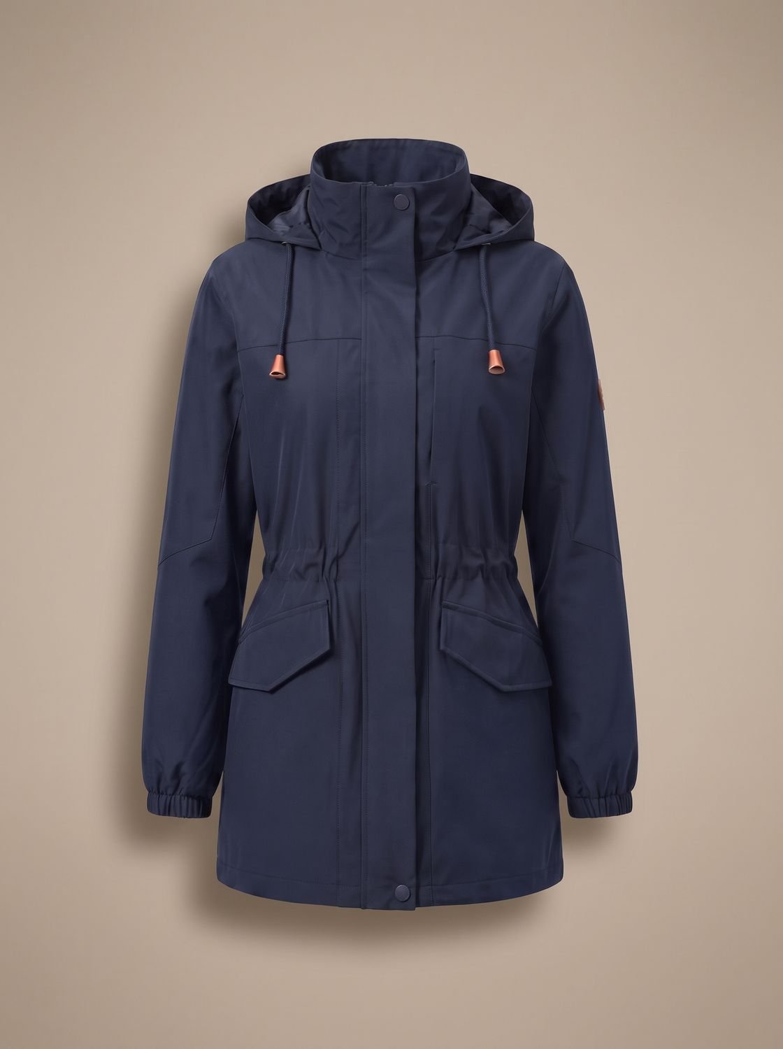 Sophia | Women's Water-Resistant Hooded Drawstring Parka Coat