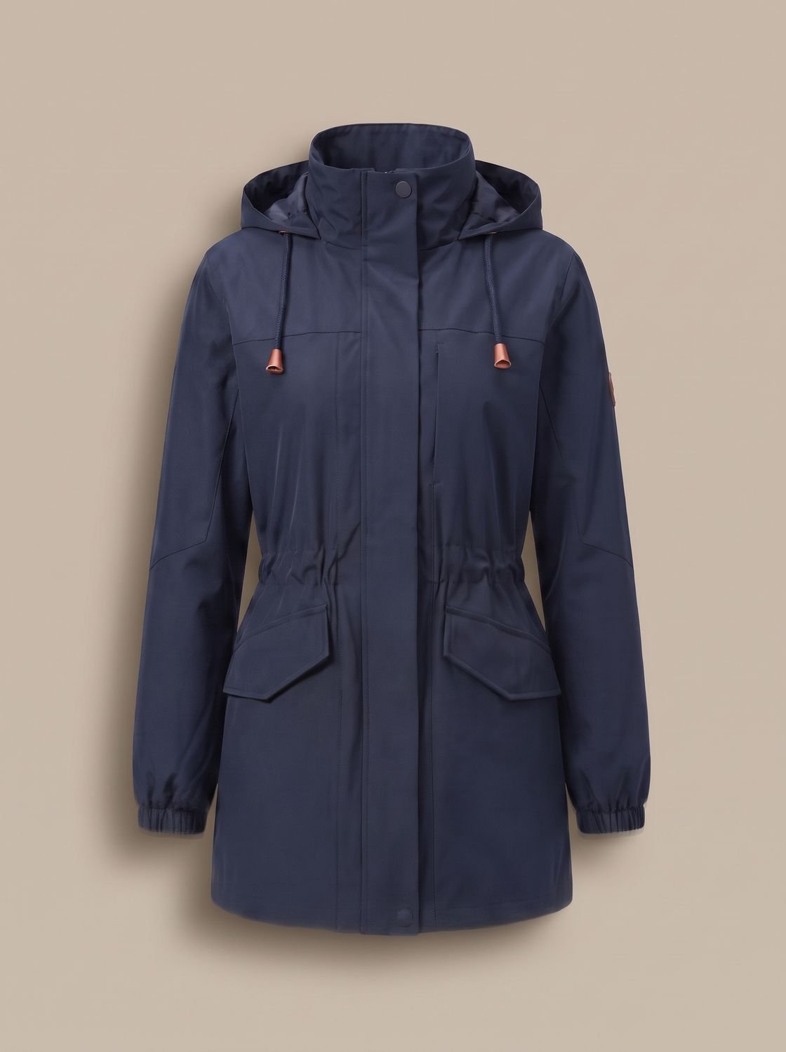 Sophia | Women's Water-Resistant Hooded Drawstring Parka Coat