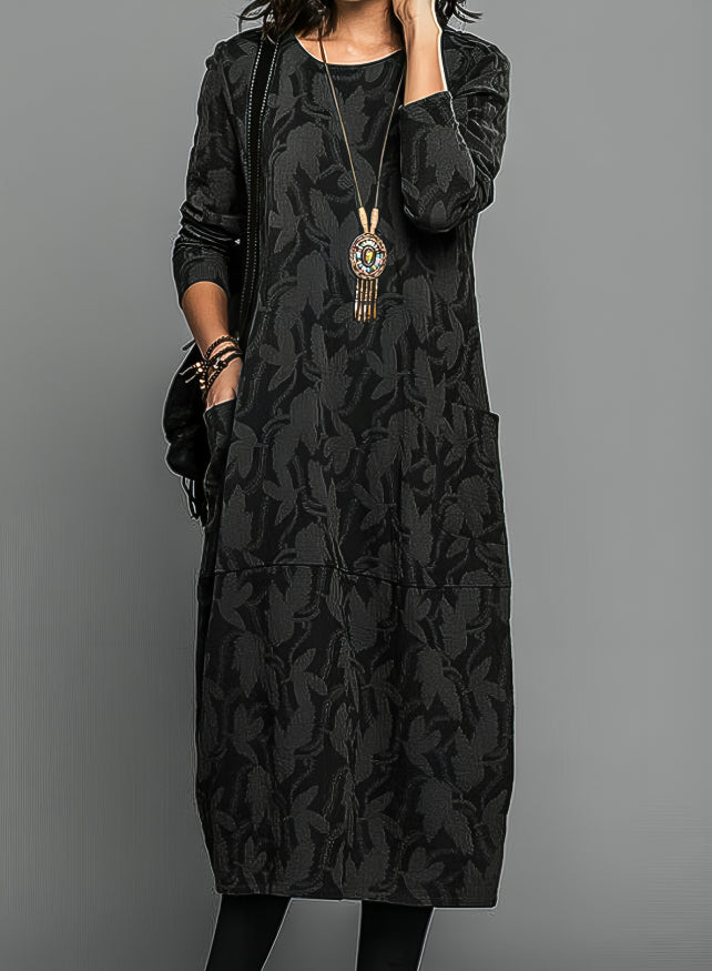 Sylvie | Women's Casual Round Neck Midi Winter Dress