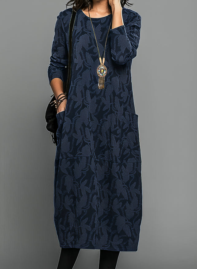 Sylvie | Women's Casual Round Neck Midi Winter Dress