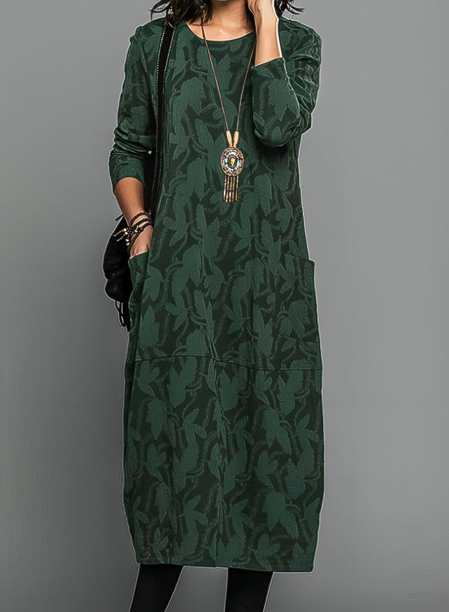 Sylvie | Women's Casual Round Neck Midi Winter Dress