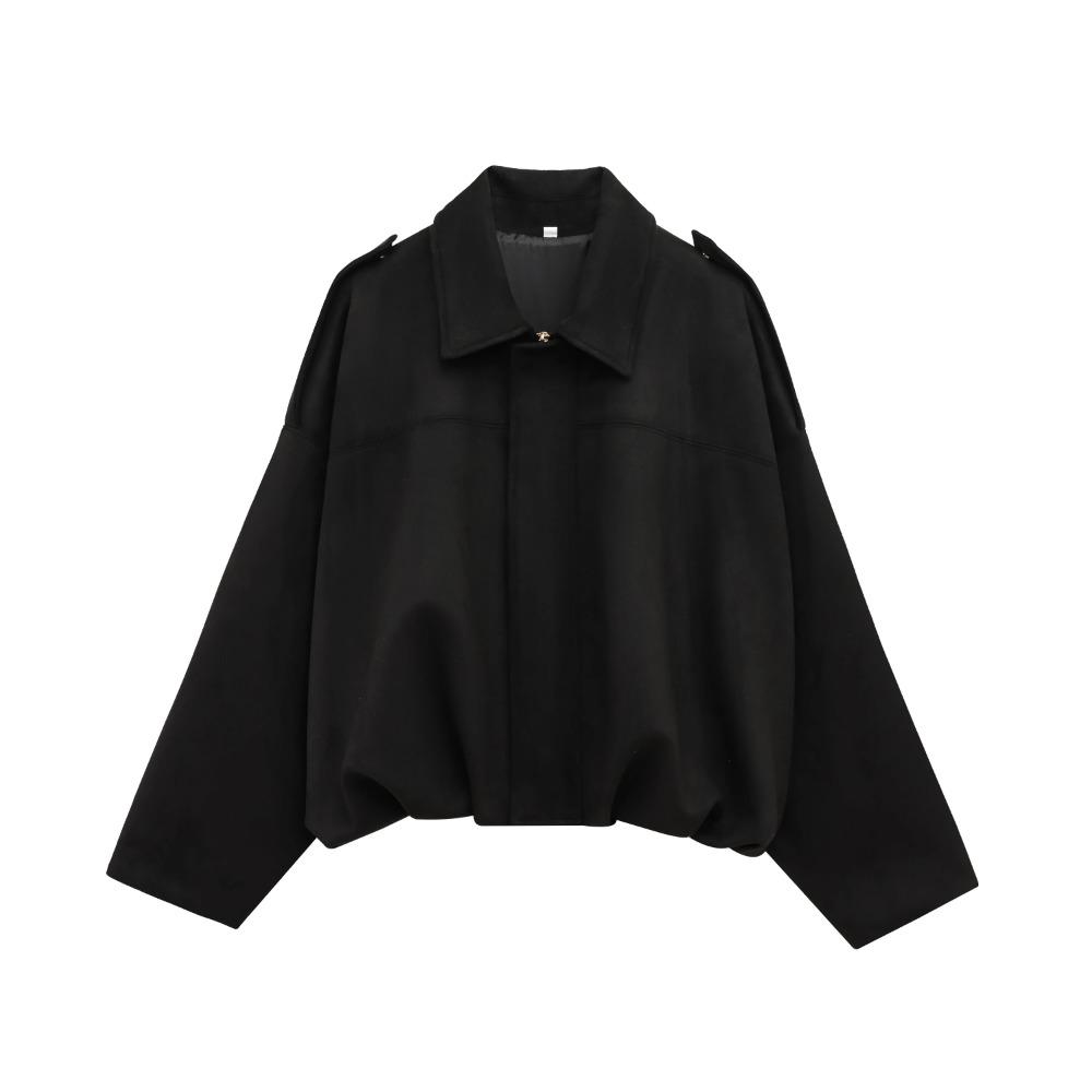 Talia | Women's Oversized Dropped Shoulder Cropped Bomber Jacket