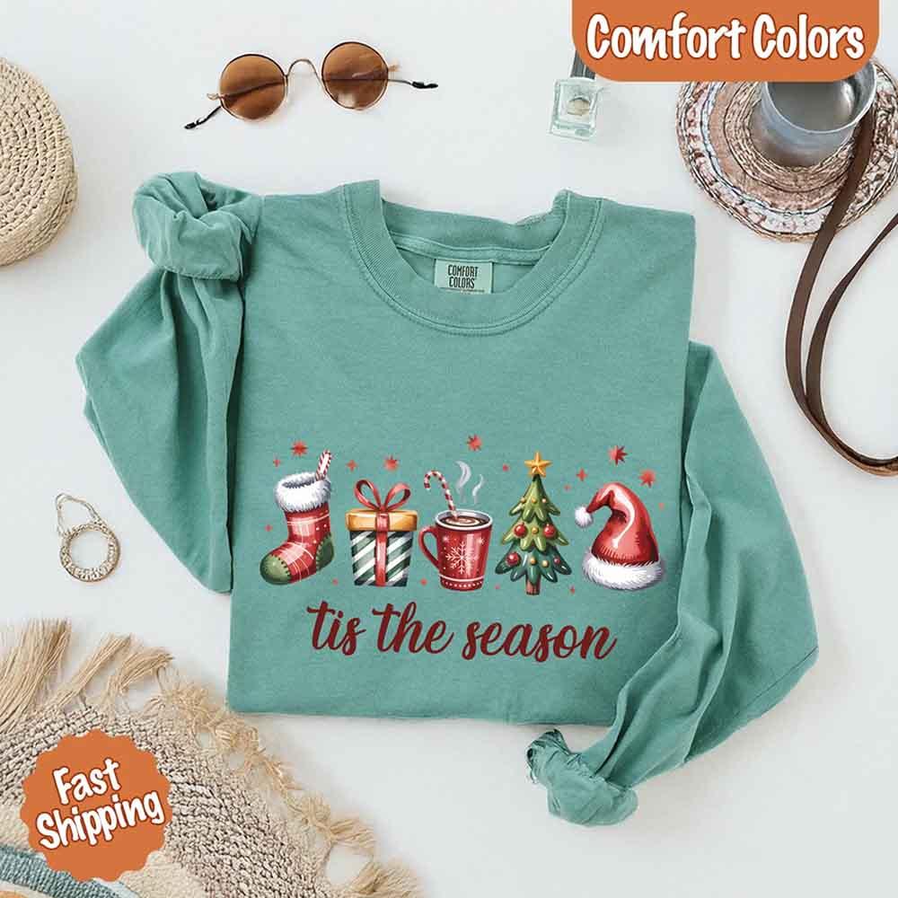 ’Tis the Season Long Sleeve Shirt for Adults