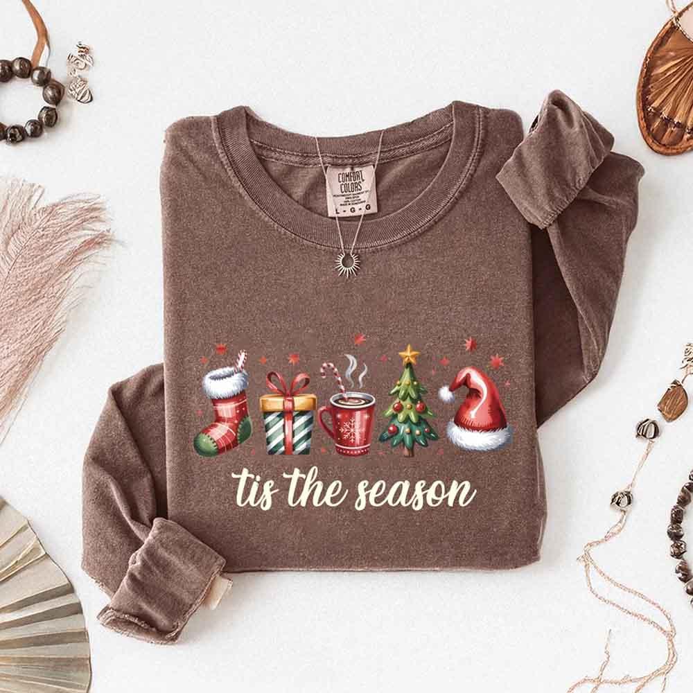 ’Tis the Season Long Sleeve Shirt for Adults