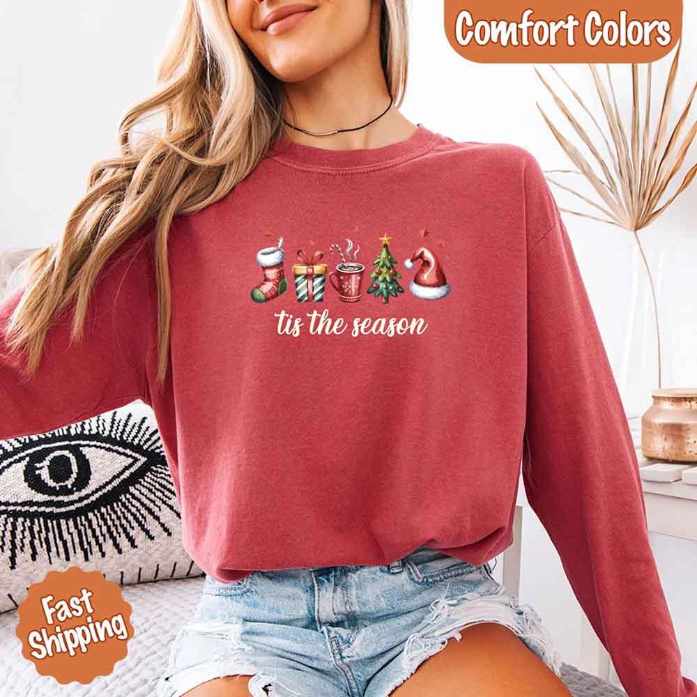 ’Tis the Season Long Sleeve Shirt for Adults