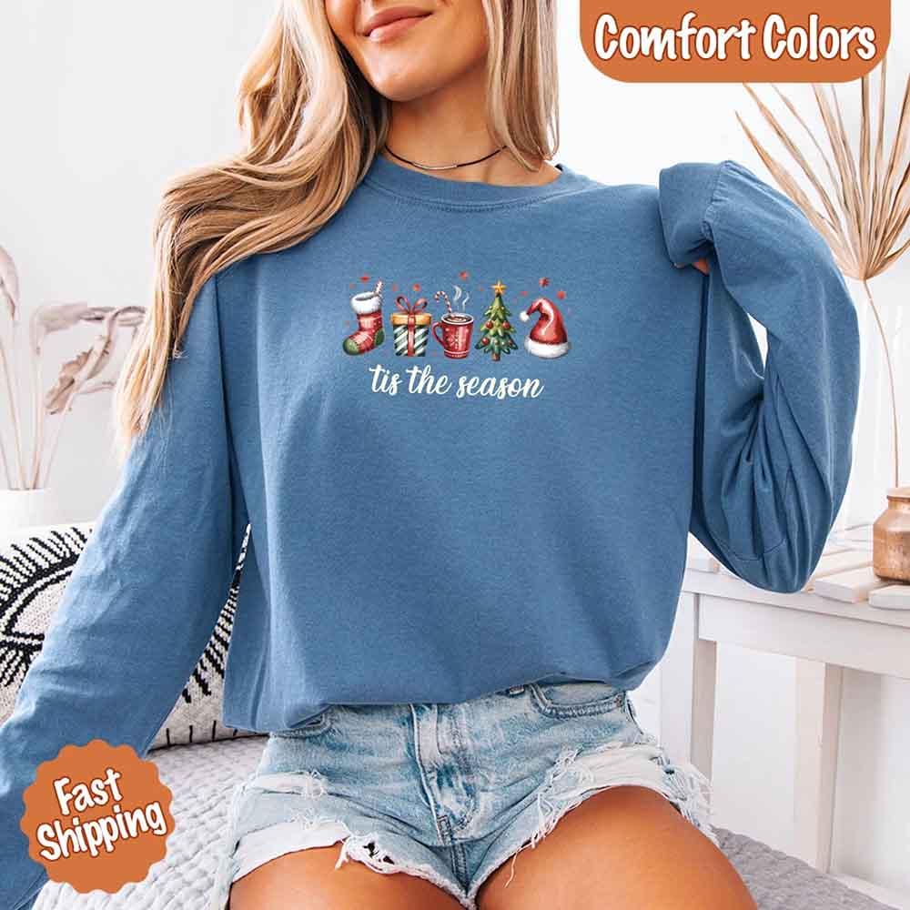 ’Tis the Season Long Sleeve Shirt for Adults