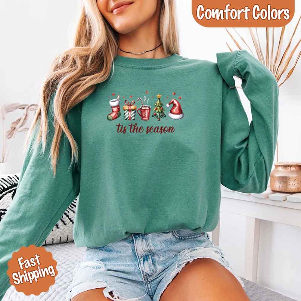 ’Tis the Season Long Sleeve Shirt for Adults