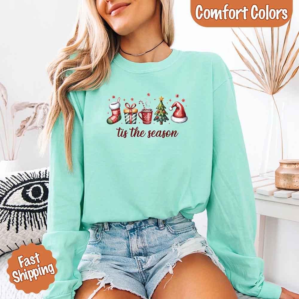 ’Tis the Season Long Sleeve Shirt for Adults