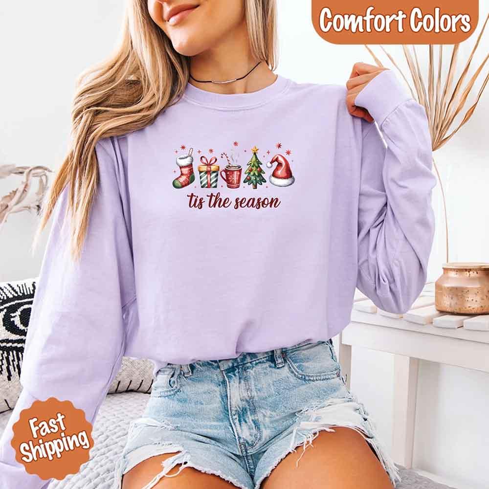 ’Tis the Season Long Sleeve Shirt for Adults