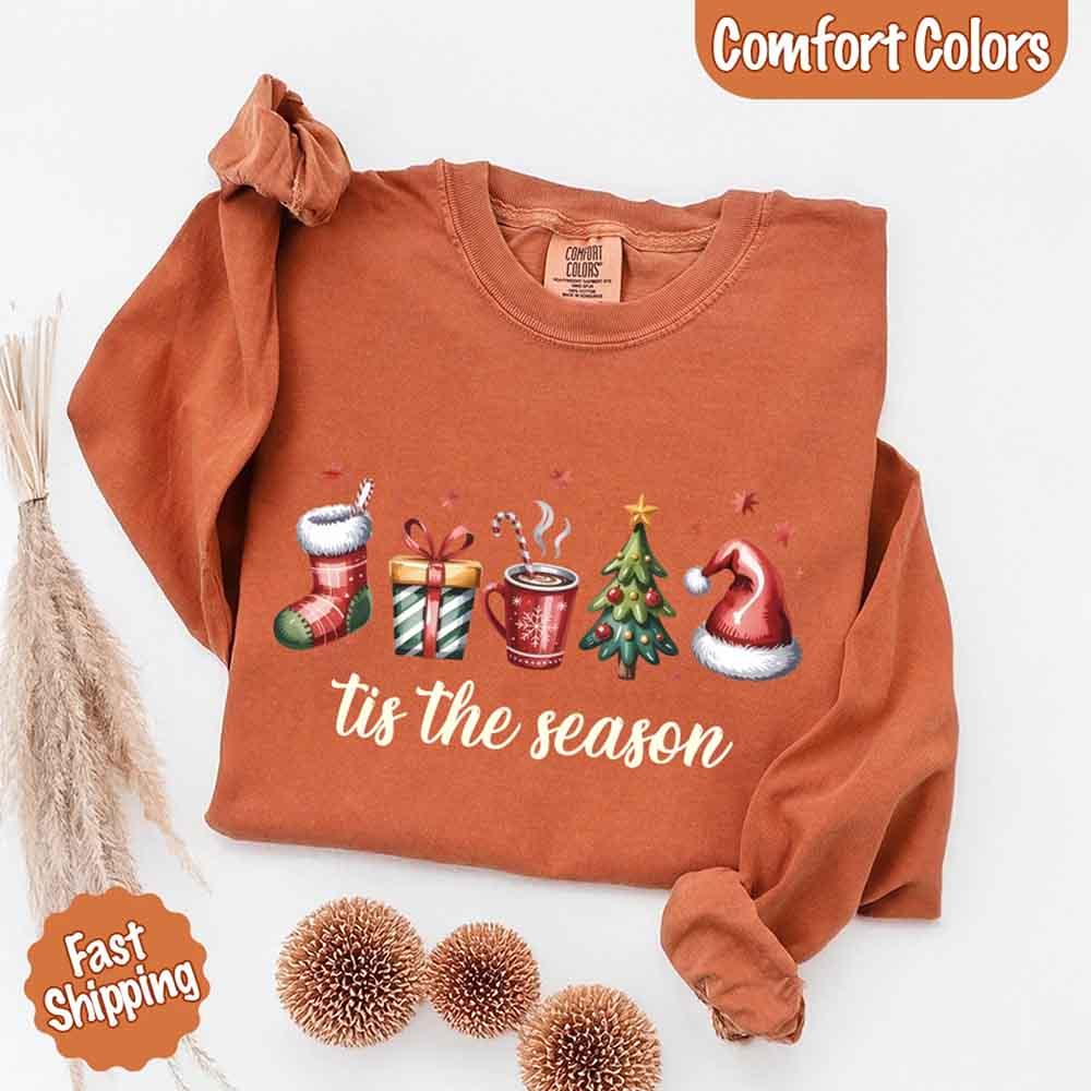 ’Tis the Season Long Sleeve Shirt for Adults