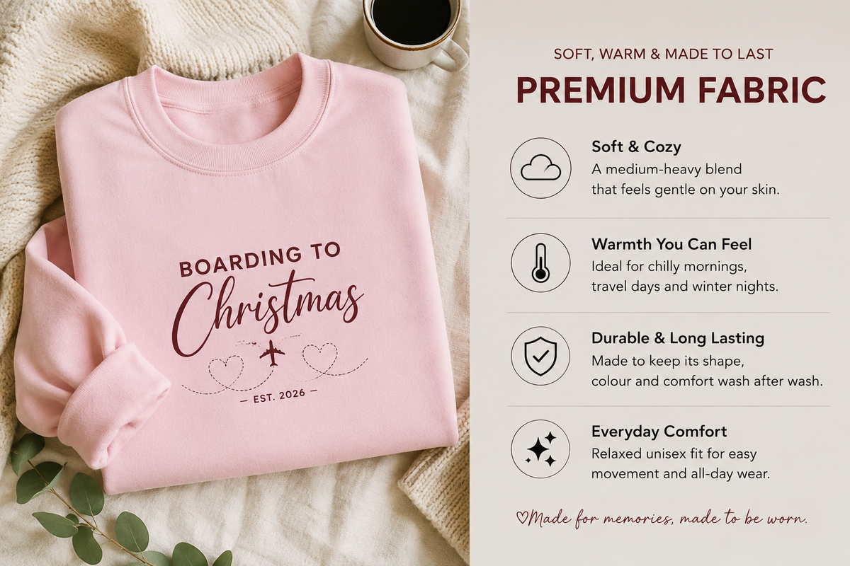 Unisex Heavy Blend™ Crewneck Sweatshirt - Boarding to Christmas