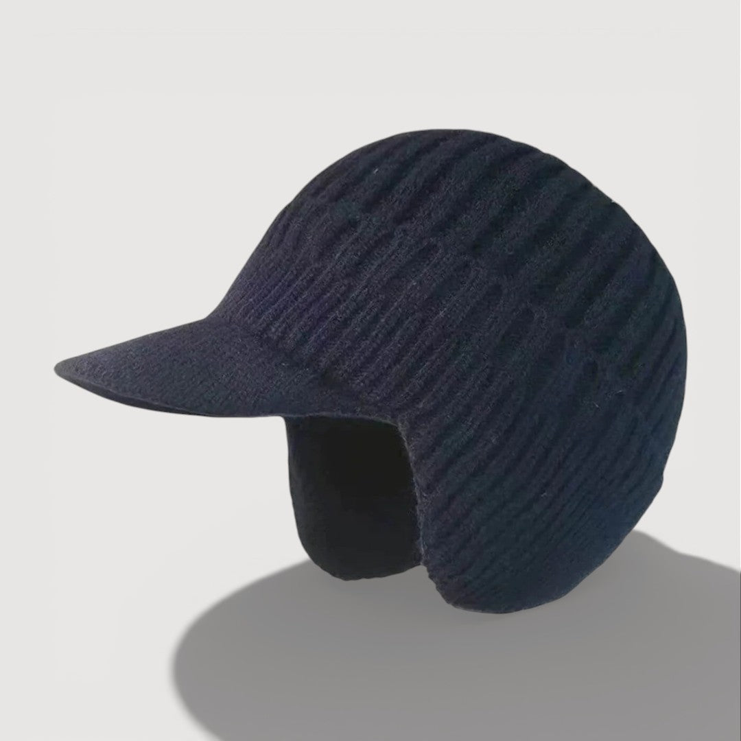 Unisex Knit Cap with Integrated Ear Coverage