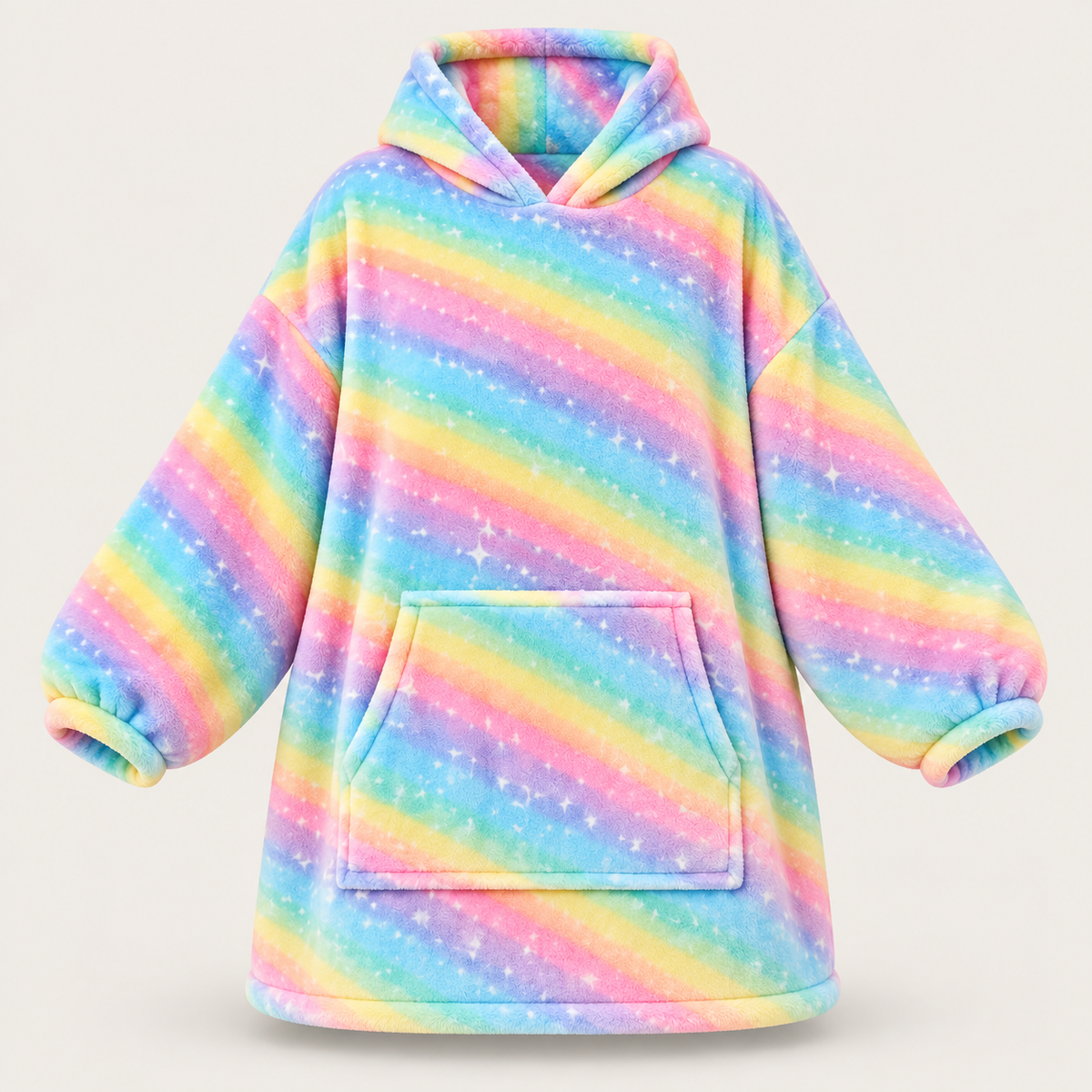 Wearable Blanket Hoodie for Women, Oversized Fleece Pullover