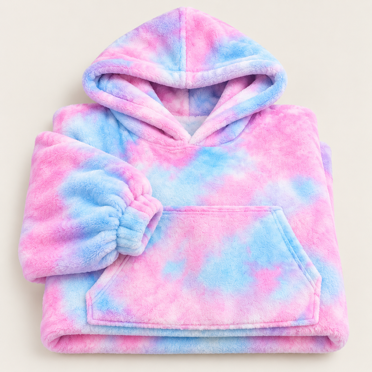 Wearable Blanket Hoodie for Women, Oversized Fleece Pullover
