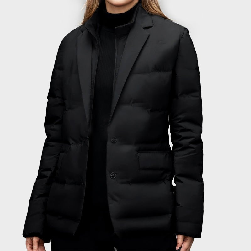 Women's Blazer-Style Puffer Windbreaker | Lightweight Down City