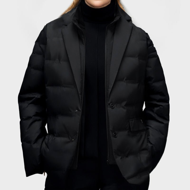 Women's Blazer-Style Puffer Windbreaker | Lightweight Down City