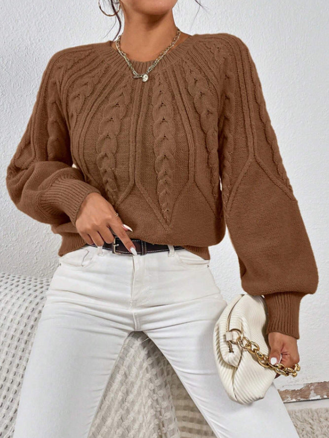 Women's Cable-Knit Cropped Jumper