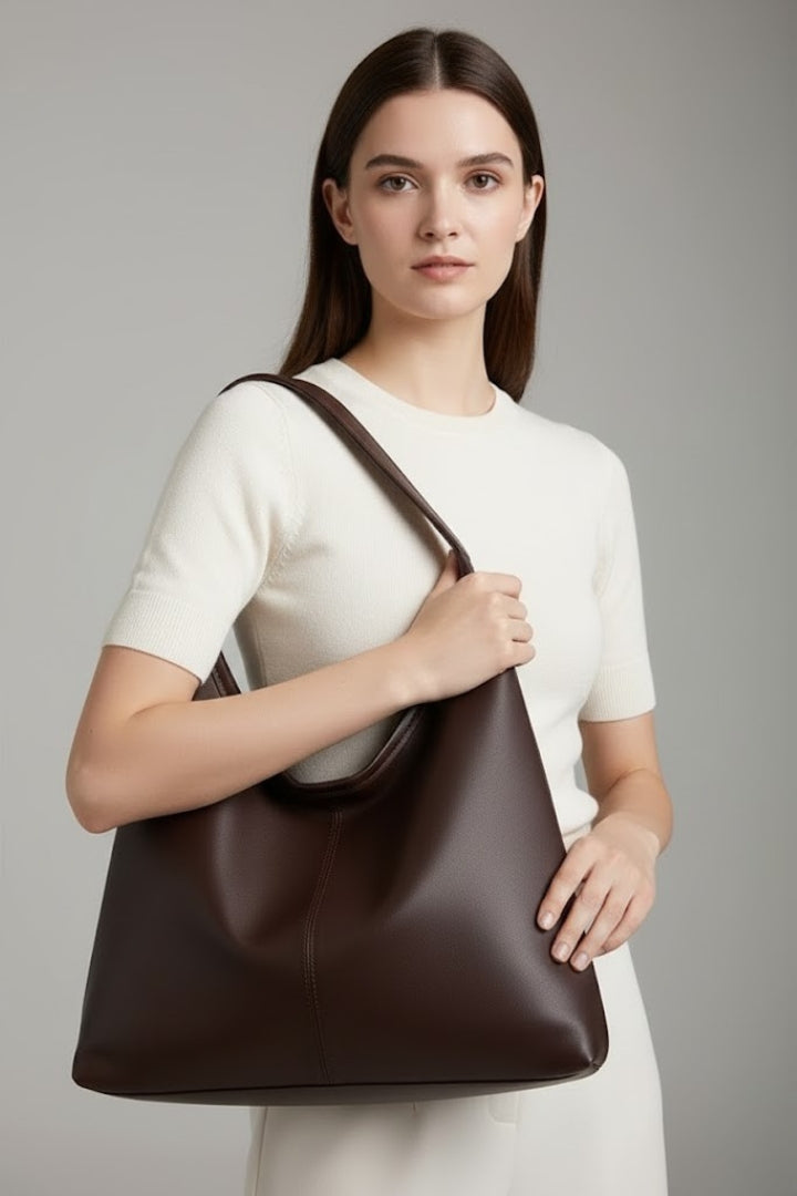 Women's Classic Tote Bag with Large Inner Pocket