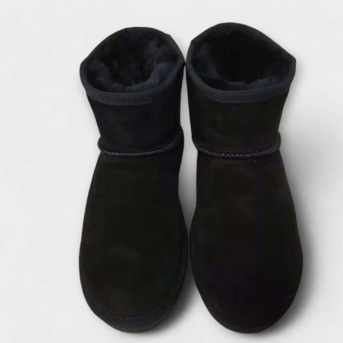 Women's Cozy Fleece-Lined Suede Ankle Booties