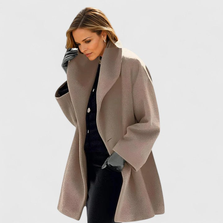 Women's Elegant Coat with Relaxed Fit