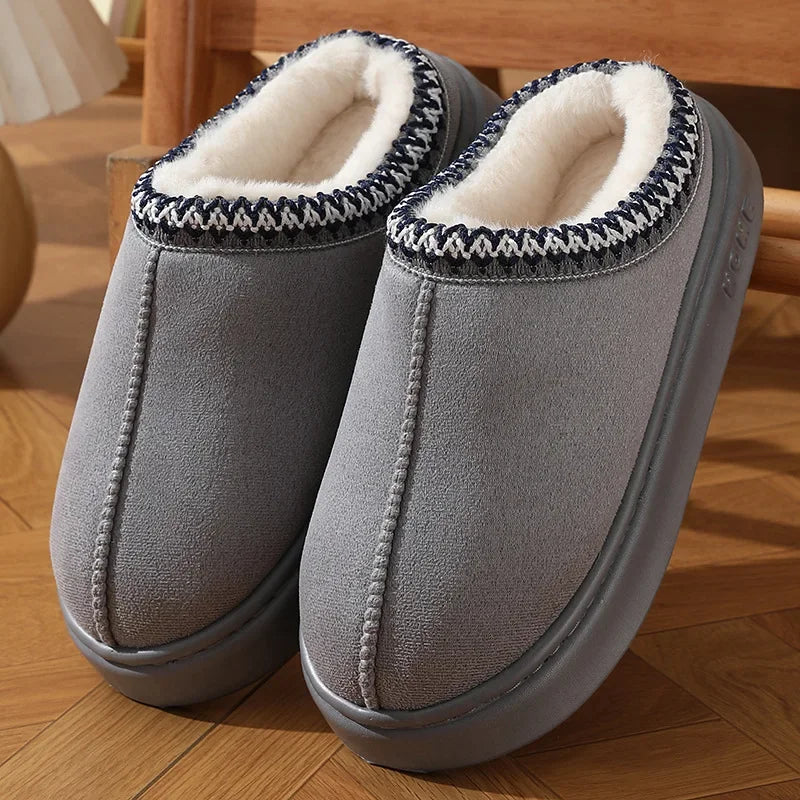Women's Fluffy Platform Slippers