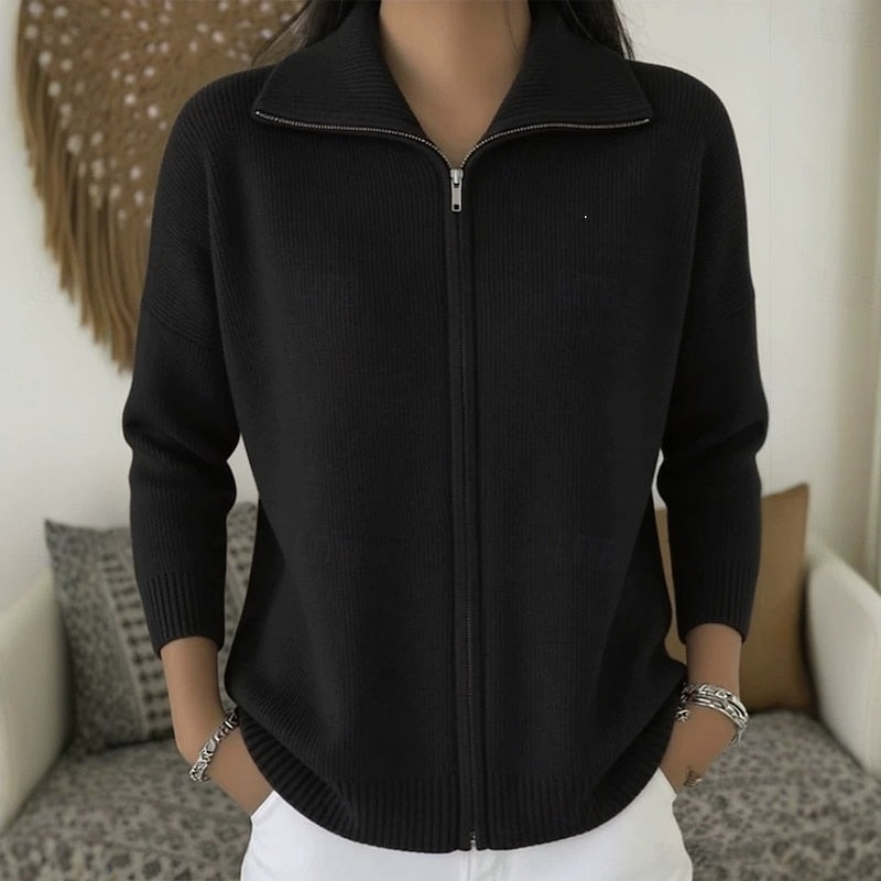 Women's Full Zip-Up Cardigan Sweater