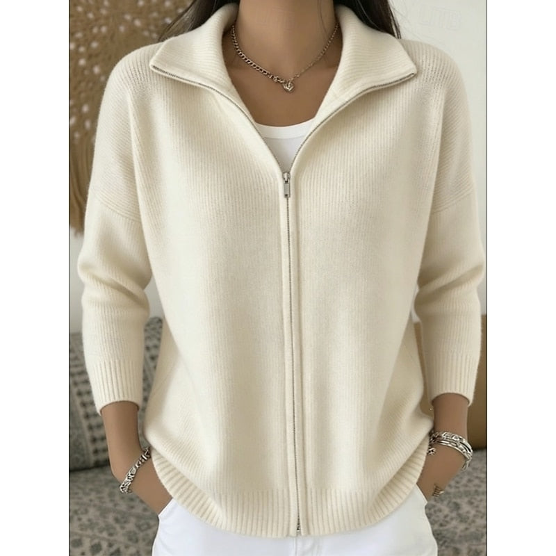 Women's Full Zip-Up Cardigan Sweater