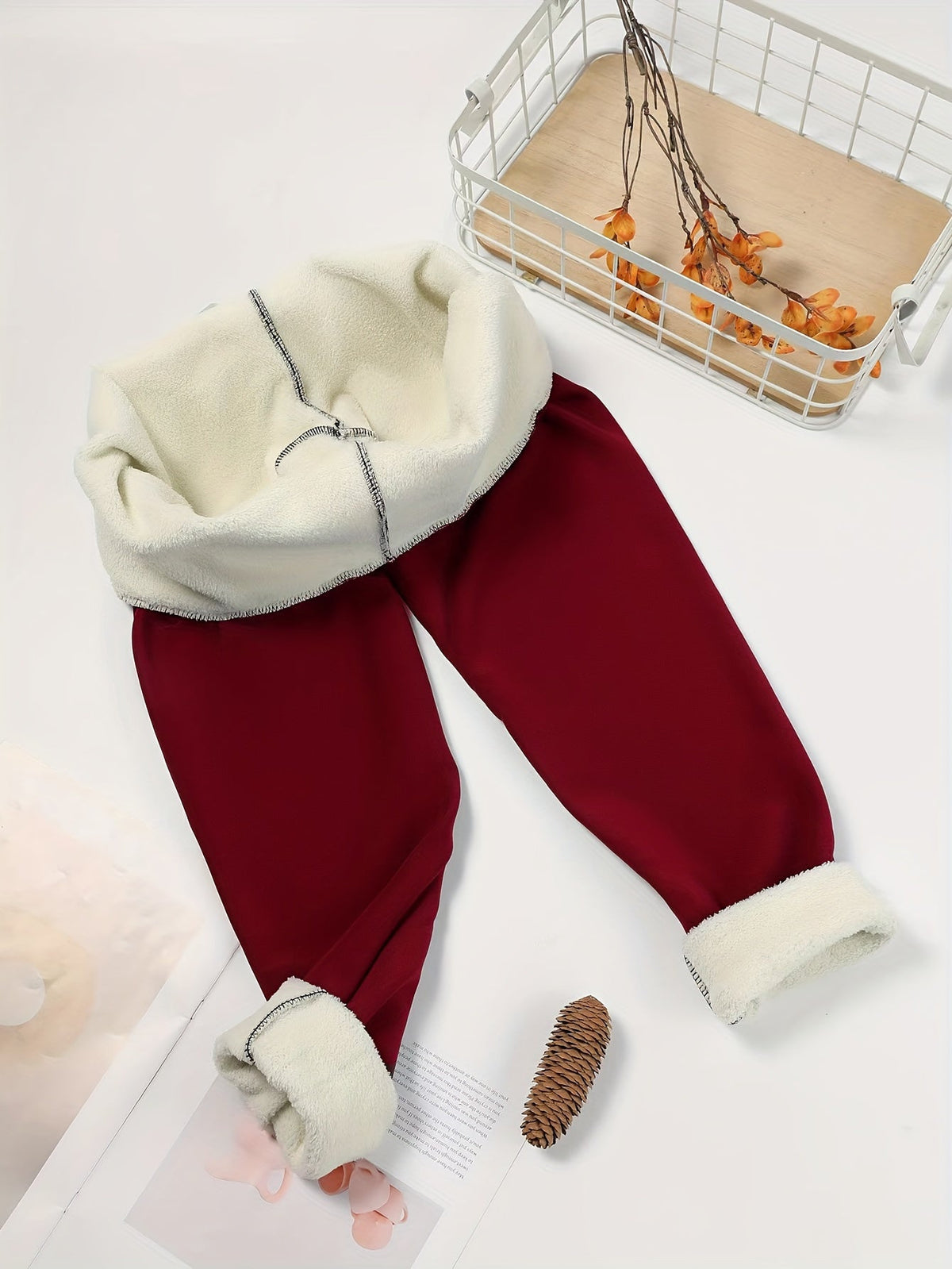 Women's High-Waist Fleece-Lined Winter Leggings