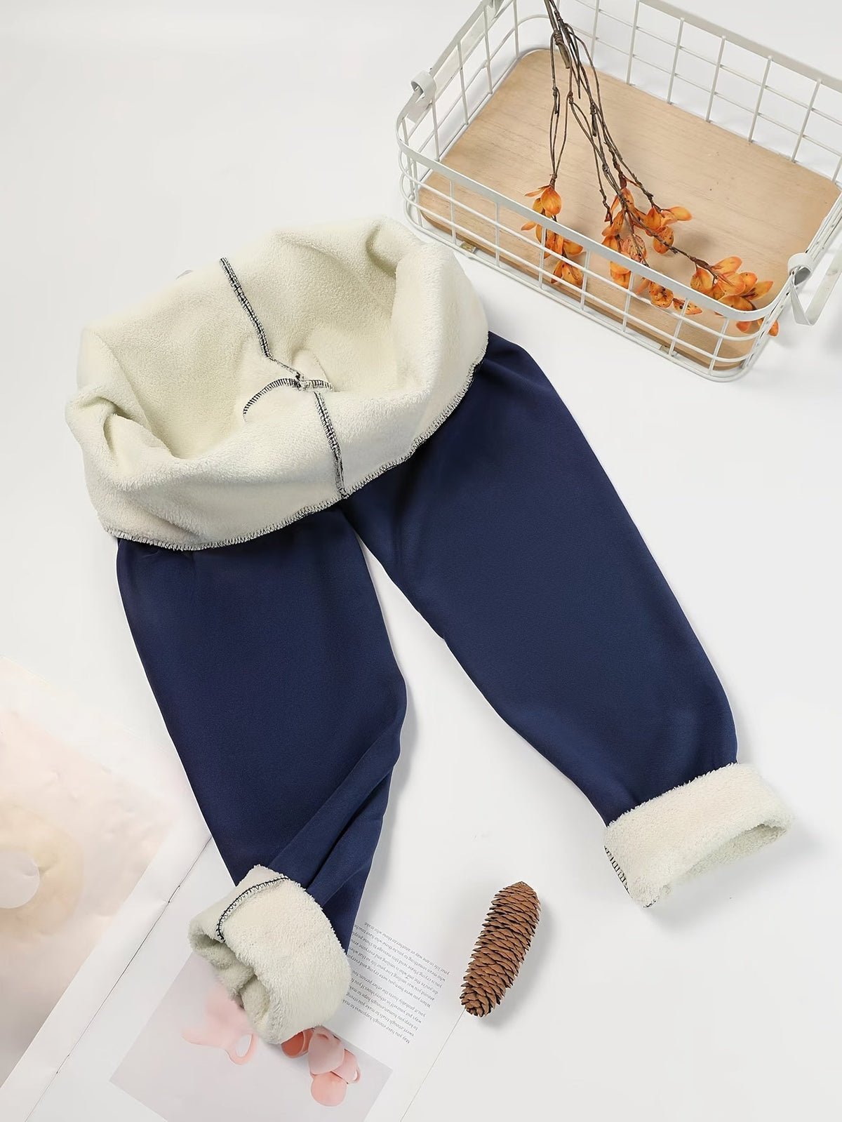 Women's High-Waist Fleece-Lined Winter Leggings