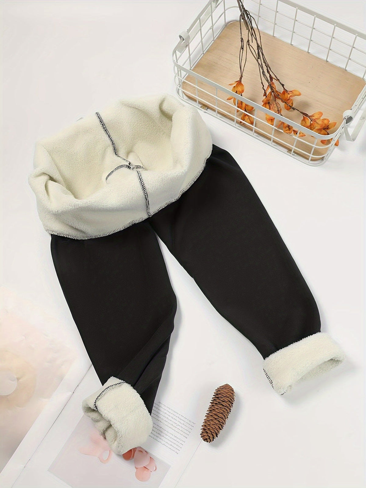 Women's High-Waist Fleece-Lined Winter Leggings