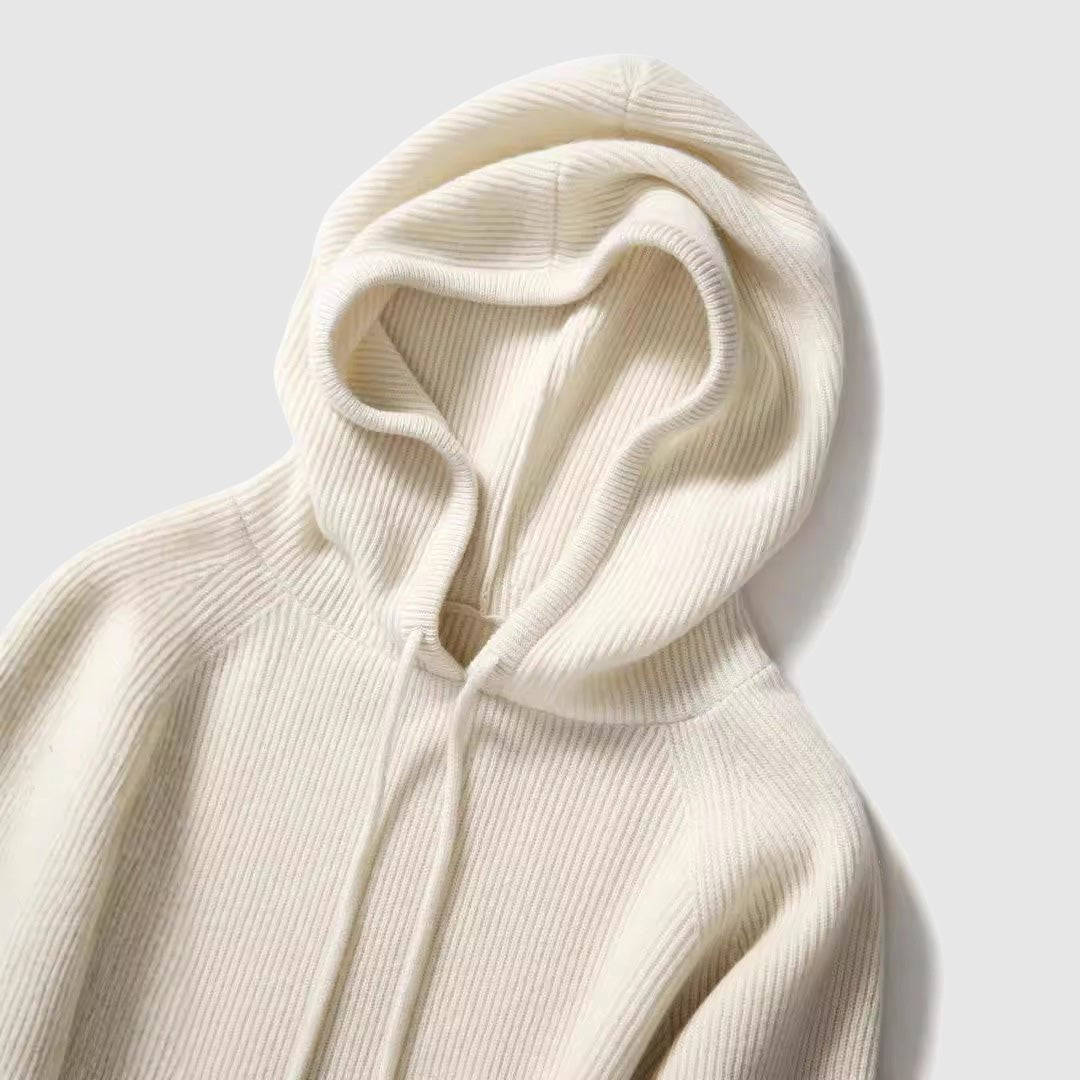 Women's Hooded Knitted Winter Sweater | Oversized Pullover