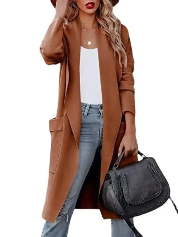 Women's Longline Cardigan with Pockets