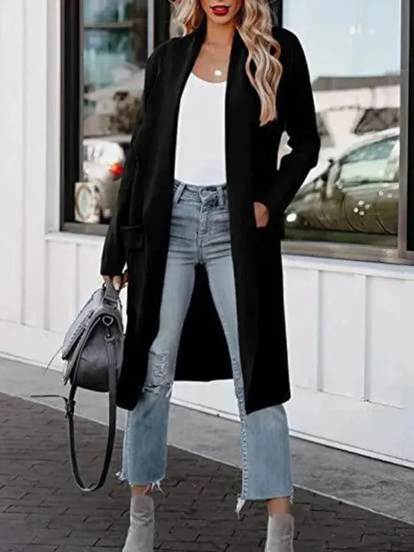 Women's Longline Cardigan with Pockets