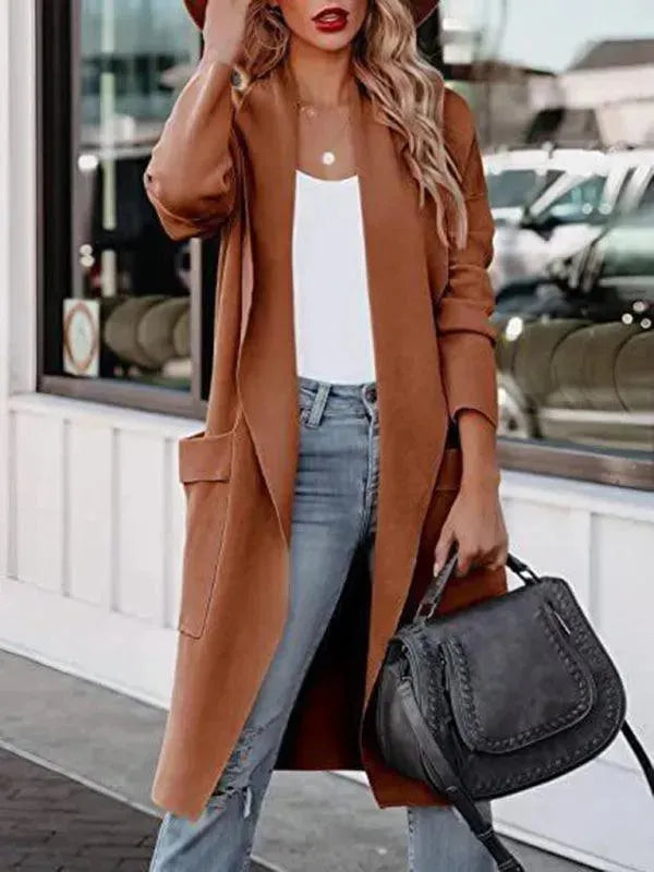 Women's Longline Cardigan with Pockets