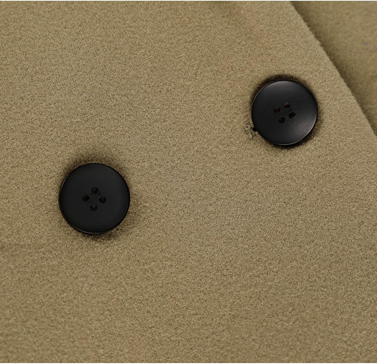 Women's Longline Coat with Notch Lapel and Side Pockets